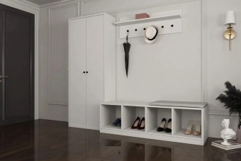 Прихожая Билли 13 FS Белый дизайн IKEA ракурс 2