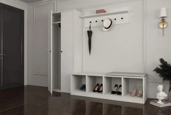 Прихожая Билли 13 FS Белый дизайн IKEA ракурс 3