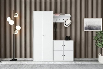 Прихожая Билли 18 FS Белый дизайн IKEA