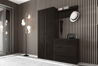 Прихожая Билли 7 FS Венге дизайн IKEA ракурс 2