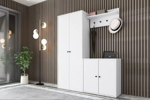  Прихожая Билли 9 FS Белый дизайн IKEA