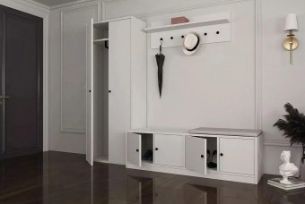 Прихожая Билли FS Белый дизайн IKEA ракурс 3