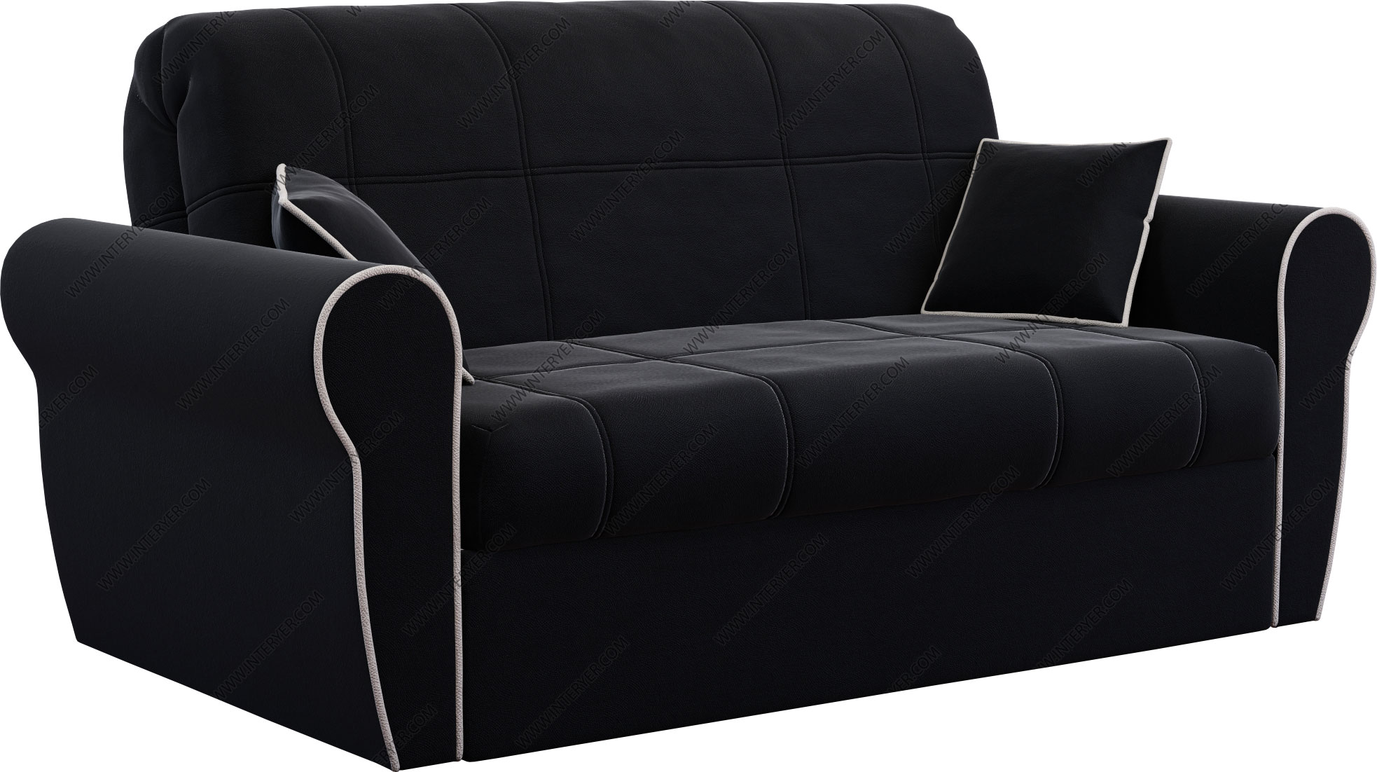 мебель виа диван черный
