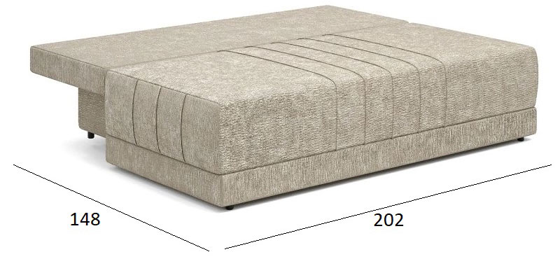 Диван еврокнижка Страйк А5 велюр серый Диван еврокнижка Страйк А5 велюр серый