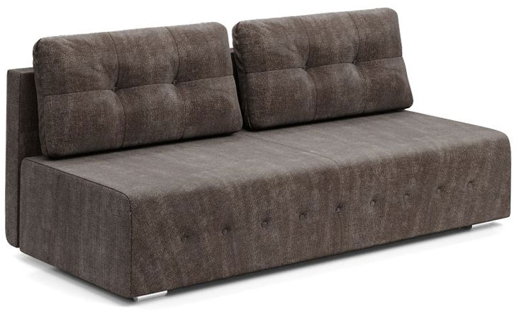 Диван еврокнижка Лондон А3 велюр коричневый Диван еврокнижка Лондон А3 велюр коричневый