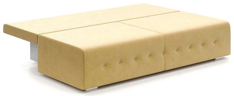 Диван еврокнижка Лондон А5 велюр желтый Диван еврокнижка Лондон А5 велюр желтый