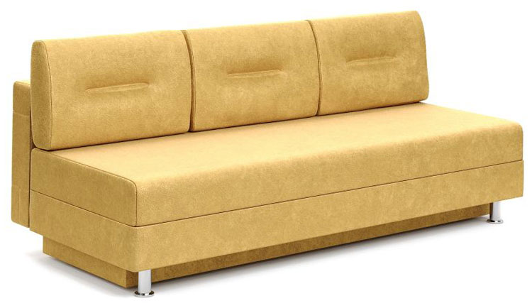 Диван еврокнижка Прайм (Номия) А4 велюр желтый Диван еврокнижка Прайм (Номия) А4 велюр желтый