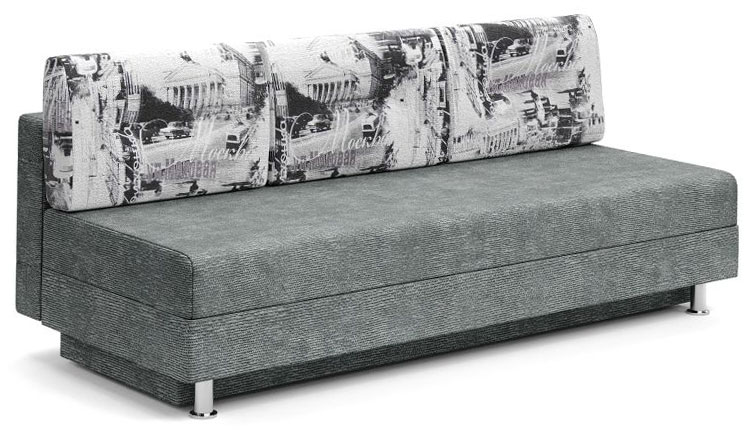 Диван еврокнижка Прайм (Номия) А3 велюр серый Диван еврокнижка Прайм (Номия) А3 велюр серый