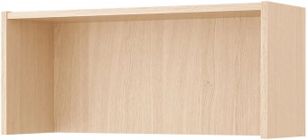 Полка верхняя Билли FS дуб молочный дизайн IKEA ракурс 2