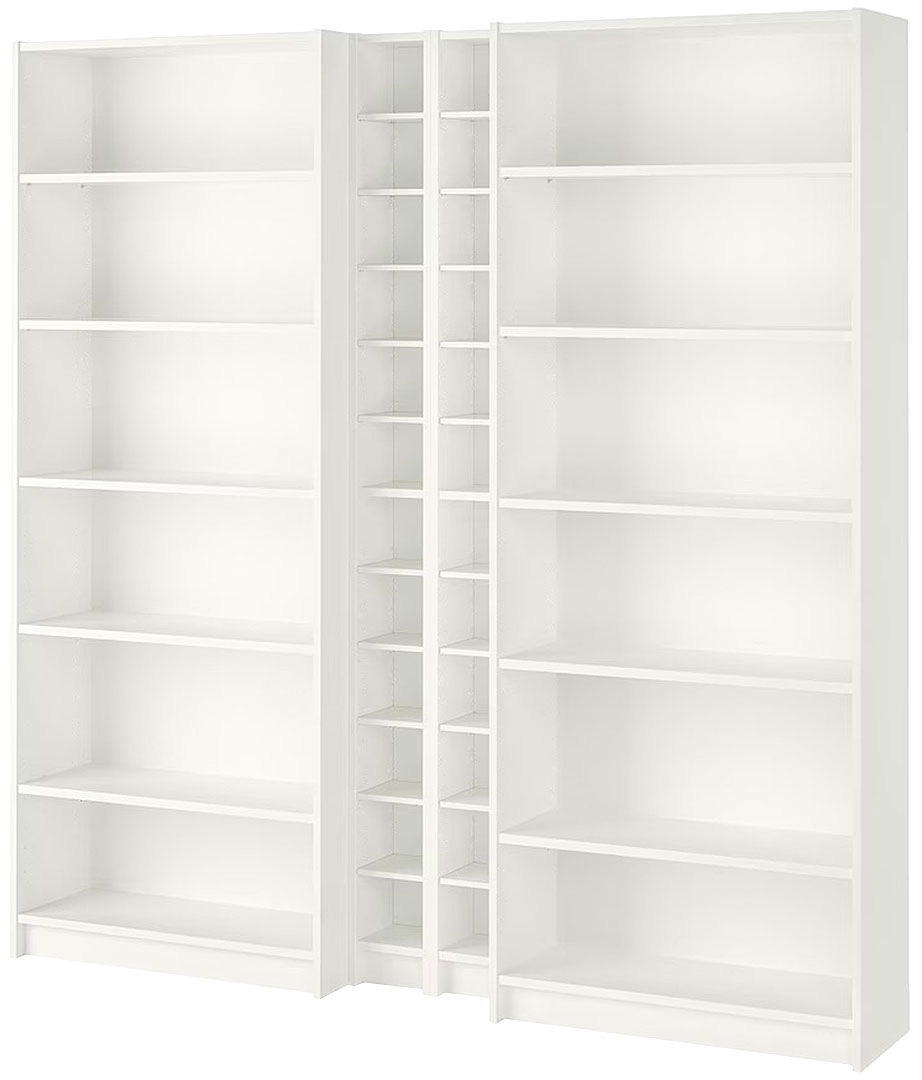 Купить Стеллаж Билли 1 FS белый дизайн IKEA - Стеллаж Билли 1 FS белый ...