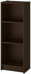 Стеллаж Билли 08 FS венге дизайн IKEA ракурс 2