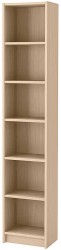 Стеллаж Билли 10 FS дуб сонома дизайн IKEA ракурс 2