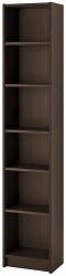 Стеллаж Билли 10 FS венге дизайн IKEA ракурс 2