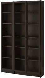 Шкаф Билли 11 FS венге дизайн IKEA ракурс 2