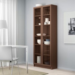 Шкаф Билли 20 FS орех экко дизайн IKEA