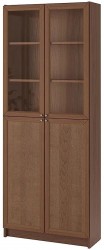 Шкаф Билли 21 FS орех экко дизайн IKEA ракурс 2