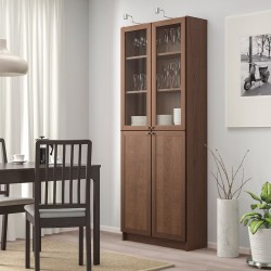 Шкаф Билли 21 FS орех экко дизайн IKEA