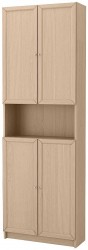 Шкаф Билли 22 FS дуб сонома дизайн IKEA ракурс 2