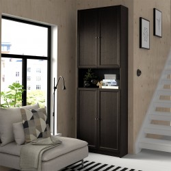 Шкаф Билли 22 FS венге дизайн IKEA