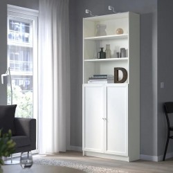 Шкаф Билли 23 FS белый дизайн IKEA