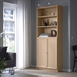 Шкаф Билли 23 FS дуб сонома дизайн IKEA ракурс 2