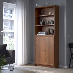 Шкаф Билли 23 FS орех экко дизайн IKEA ракурс 2