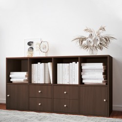 Стеллаж-комод Билли 24 FS орех экко дизайн IKEA