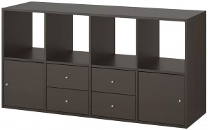 Комод Билли 24 FS венге дизайн IKEA ракурс 2