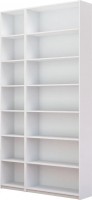  Стеллаж Билли 02 белый дизайн IKEA ракурс 3