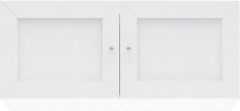 Антресоль 2-х ств. Билли белый дизайн IKEA ракурс 2