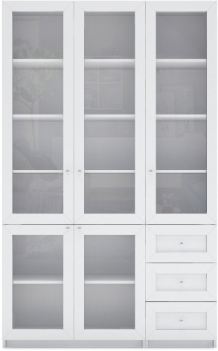  Билли 41 белый дизайн IKEA ракурс 2