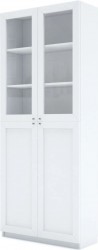 Шкаф Билли 21 белый дизайн IKEA ракурс 3