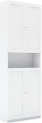 Шкаф Билли 22 белый дизайн IKEA ракурс 3