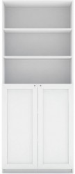 Шкаф Билли 23 белый дизайн IKEA ракурс 2