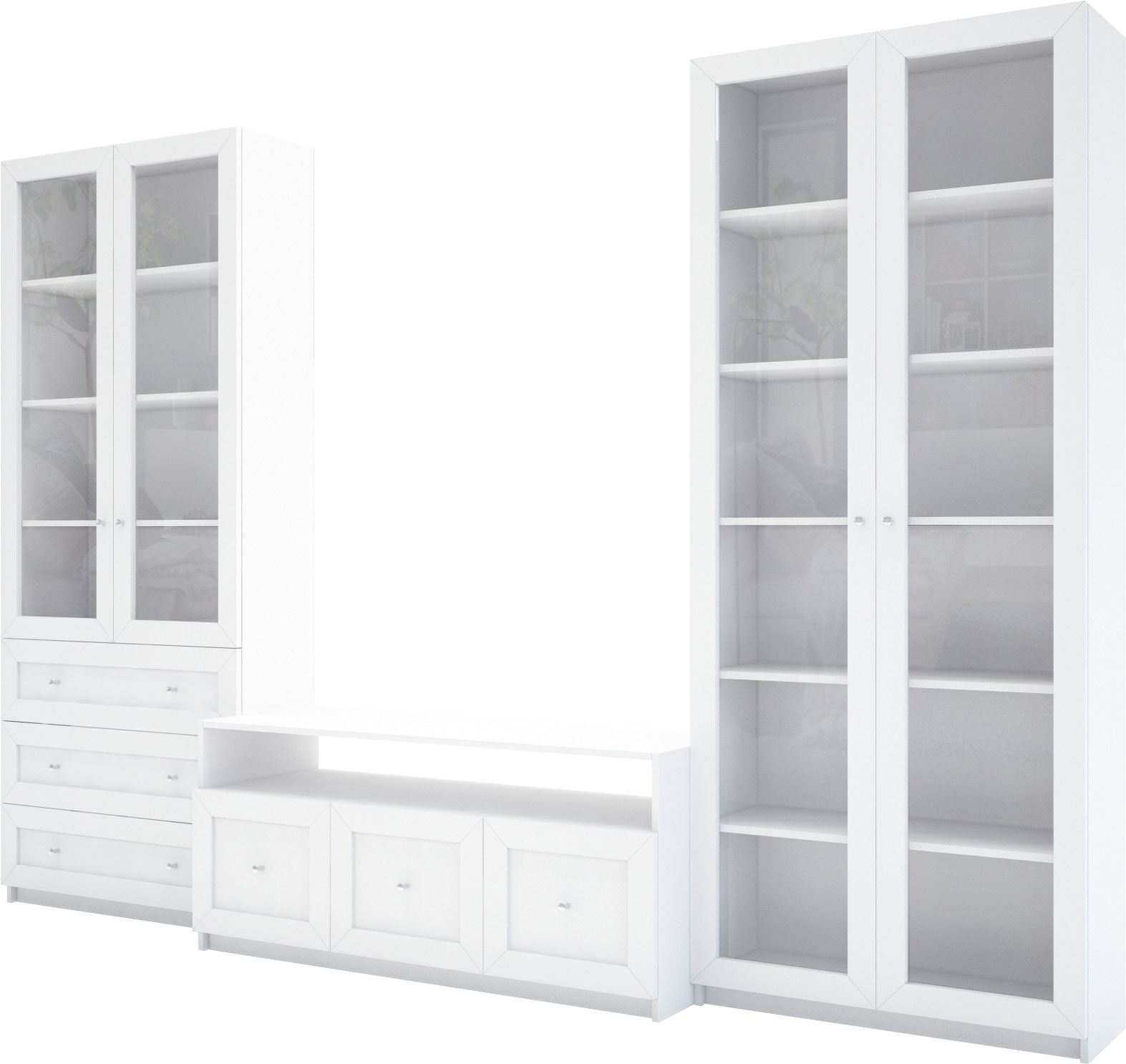 Стенка Билли 58 белый дизайн IKEA Стенка Билли 58 белый дизайн IKEA