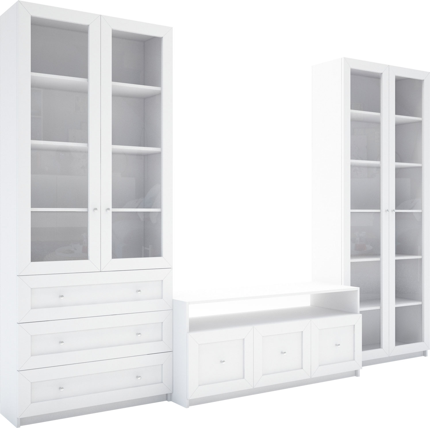 Стенка Билли 58 белый дизайн IKEA Стенка Билли 58 белый дизайн IKEA