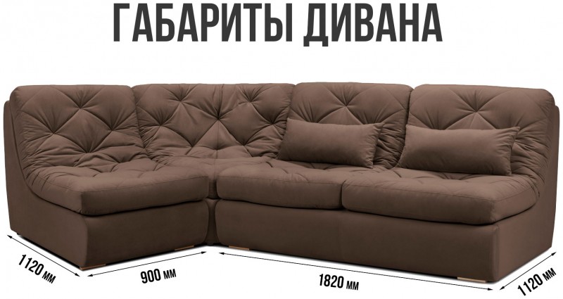 Угловой диван Борнео У4 ракурс 7