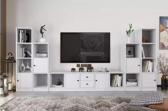 Стенка Билли Айден 3 Белый FS дизайн IKEA