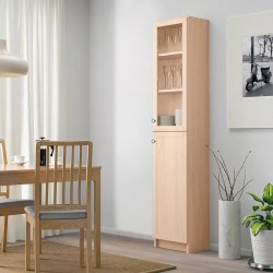 Шкаф Билли 330 FS Молочный дизайн IKEA