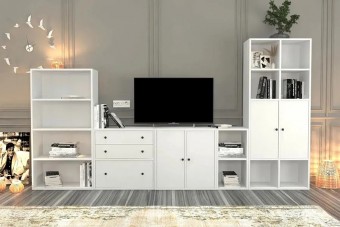 Стенка Билли Айден 2 Белый FS дизайн IKEA