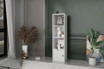 Стеллаж Билли Айден 1 Белый FS дизайн IKEA ракурс 2