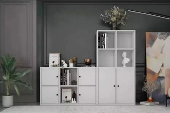 Стеллаж Билли Айден 2 Белый FS дизайн IKEA