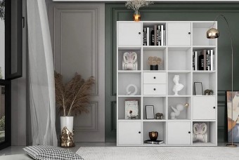 Стеллаж книжный Билли Айден 1 Белый FS дизайн IKEA