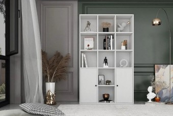 Стеллаж книжный Билли Айден 2 Белый FS дизайн IKEA