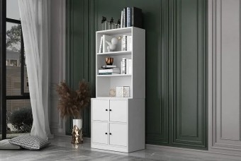 Стеллаж книжный Билли Айден 8 Белый FS дизайн IKEA