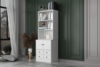 Стеллаж книжный Билли Айден 9 Белый FS дизайн IKEA