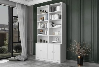 Стеллаж книжный Билли Айден Белый FS дизайн IKEA