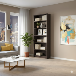 Стеллаж Билли Либерти венге дизайн IKEA ракурс 2