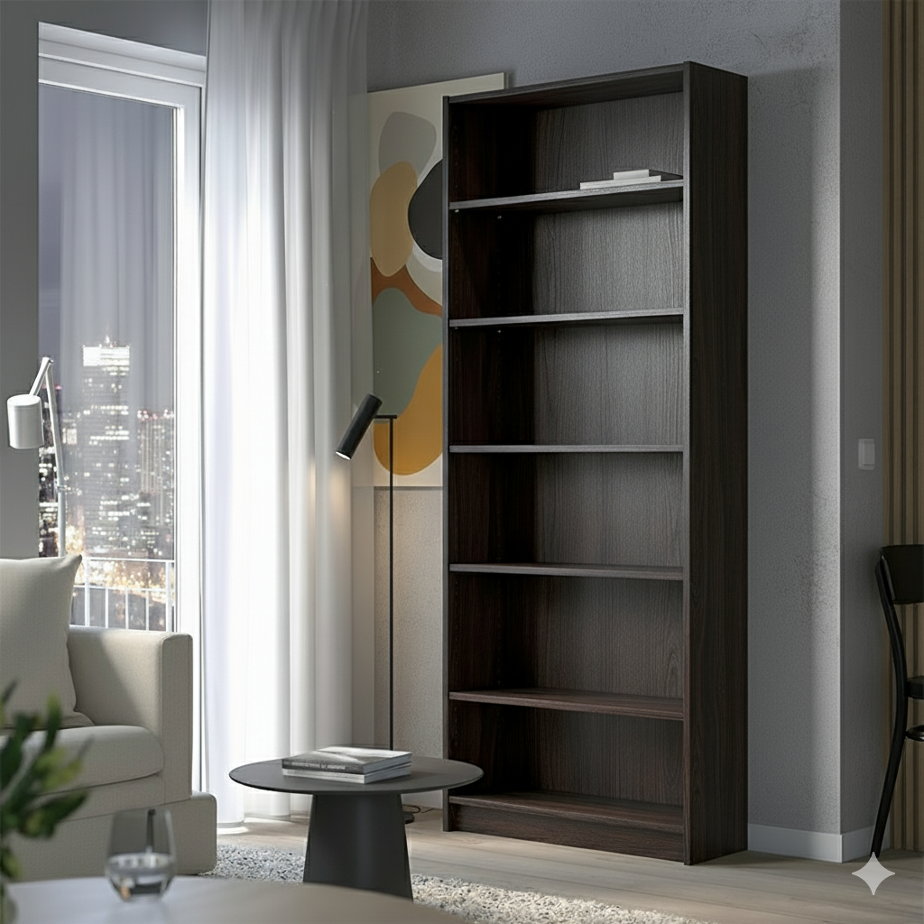 Стеллаж Билли Либерти венге дизайн IKEA  Стеллаж Билли Либерти венге дизайн IKEA