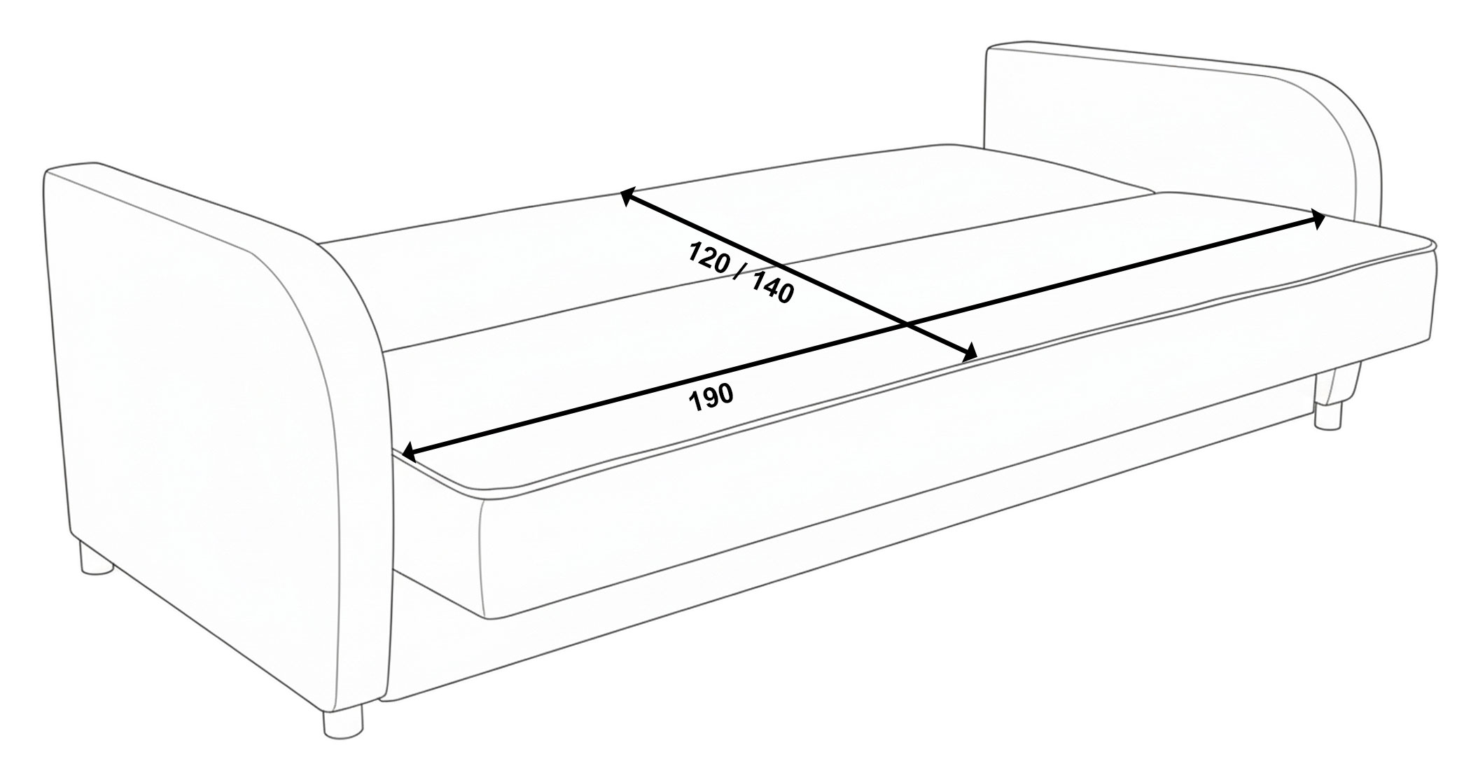 Диван книжка Лена А11 Диван книжка Лена А11